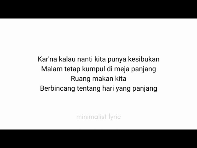 Sal Priadi - Kita Usahakan Rumah Itu (Unofficial Lyric Video) class=