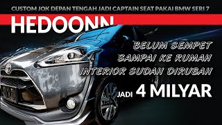 NYENTRIK PAKAI JOK ELEKTRIK PART 10 : CUSTOM DEPAN TENGAH JOK BMW SERI 7 di #SIENTA2020