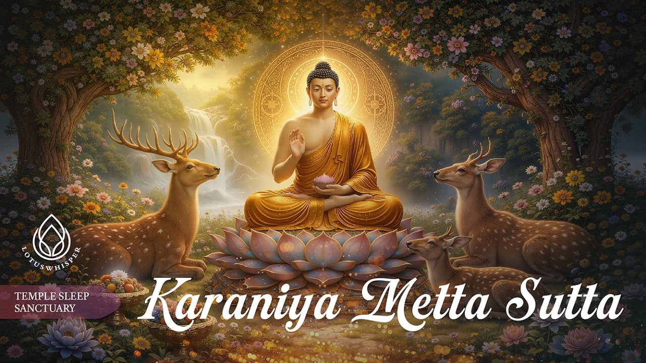Sleep Better Tonight with this Healing Night Prayer | Karaniya Metta Sutta #music #meditation #love