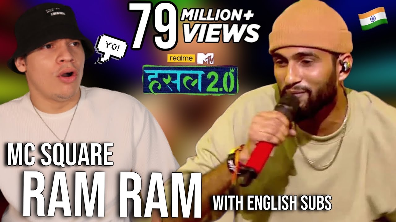 Efra reacts to MC SQUARE for the first time | MTV Hustle 2.0 w/ translation