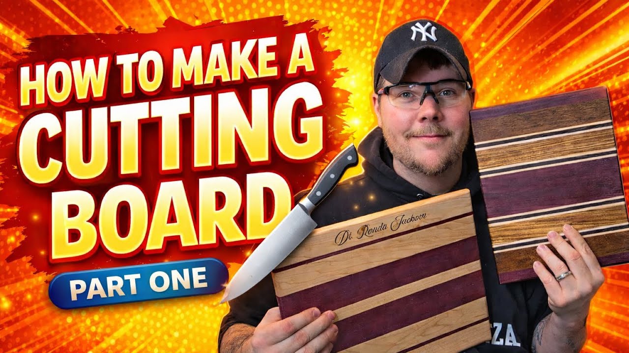 DIY Cutting Board: Start to Finish Guide (Part 1) #woodworking # ...