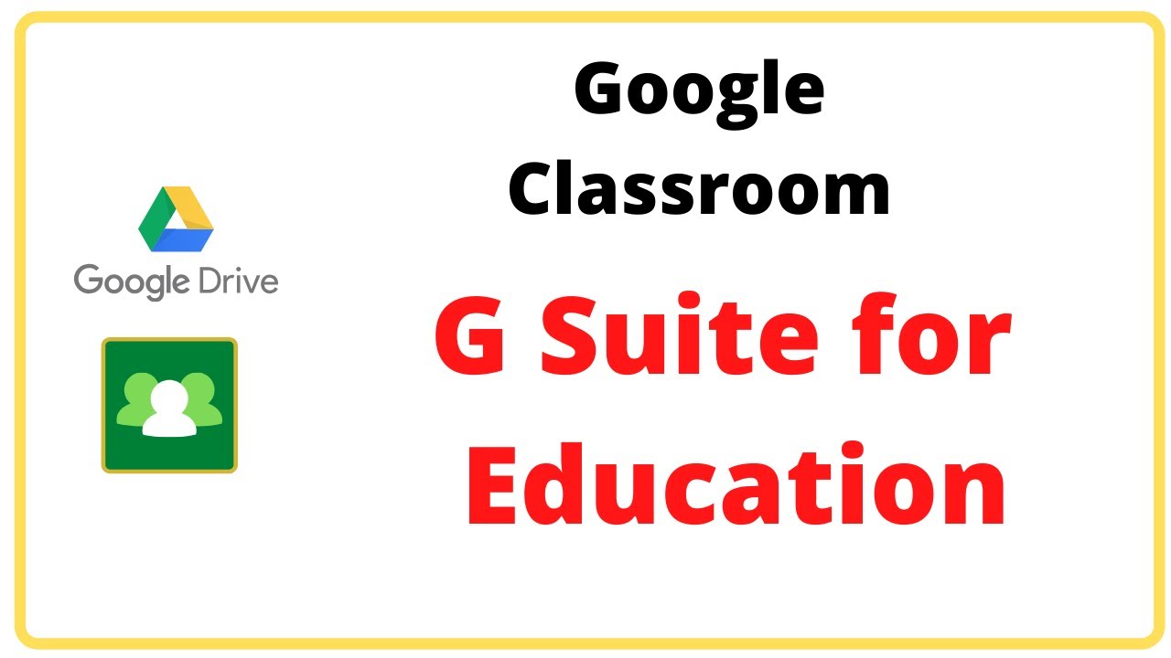 G Suite for Education
