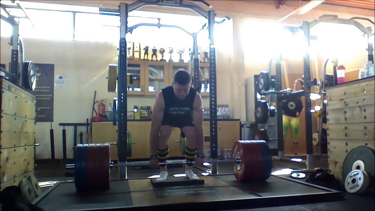 James Smith- 250kg x 3 Deadlift from 2" Deficit (u90kg)