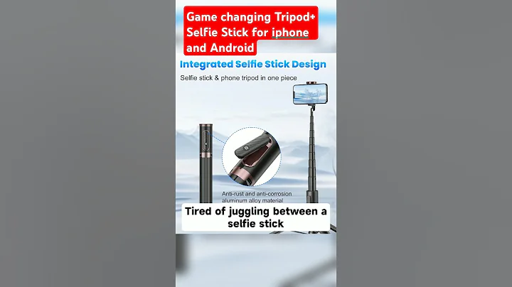 Game-Changing Tripod + Selfie Stick for iPhone & Android 📸🔥