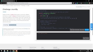 CSX Challenge countBy
