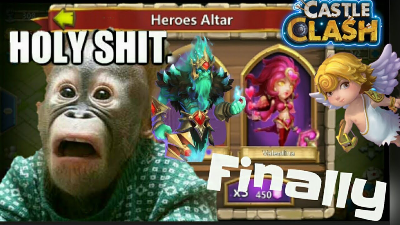 Castle clash : Rolling for phantom king and valentines [ Update ]