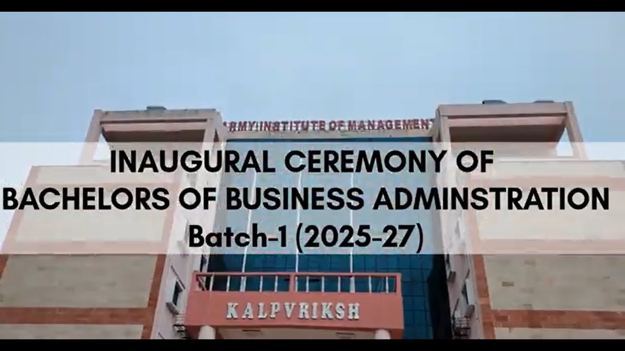 AIMK Welcomes Its First-Ever BBA Batch | Historic Inauguration Ceremony ...