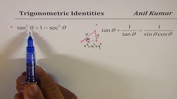 Prove Trigonometric Identity with x y and r the coordinate points Concept