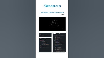 CSS Particle Animation | Pure CSS Visual Magic ✨