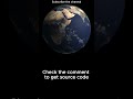 I Coded a REALISTIC 3D Earth using JavaScript! 🌍✨#Coding #WebDevelopment #ThreeJS #JavaScript #NASA