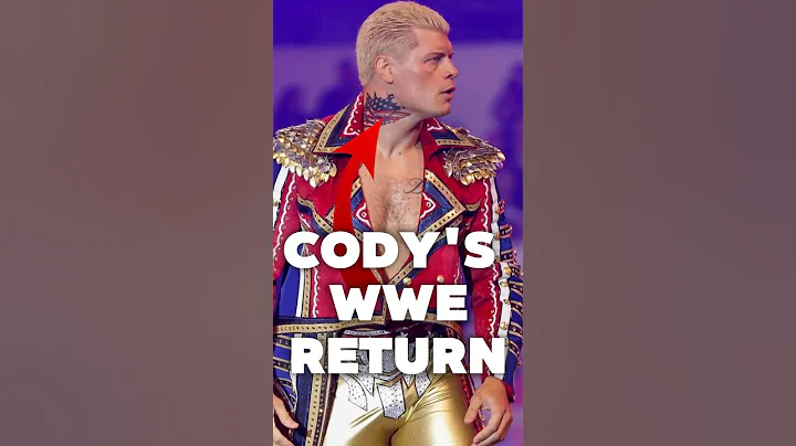 How Cody Rhodes returned to WWE #wwe #wrestling #shorts