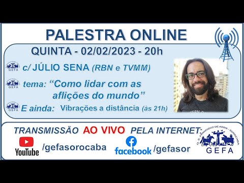 Assista: Palestra Online - c/ JULIO SENA (02/02/2023)