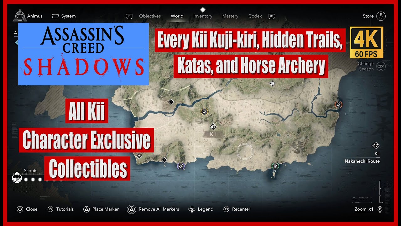 Assassin's Creed Shadows Kii Character Exclusive Collectibles Guide