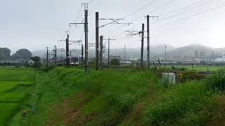 【東北地方で4ドア10両はここだけ!】E501系(幕車編成) 踏切を高速通過! 【0724踏切#6】