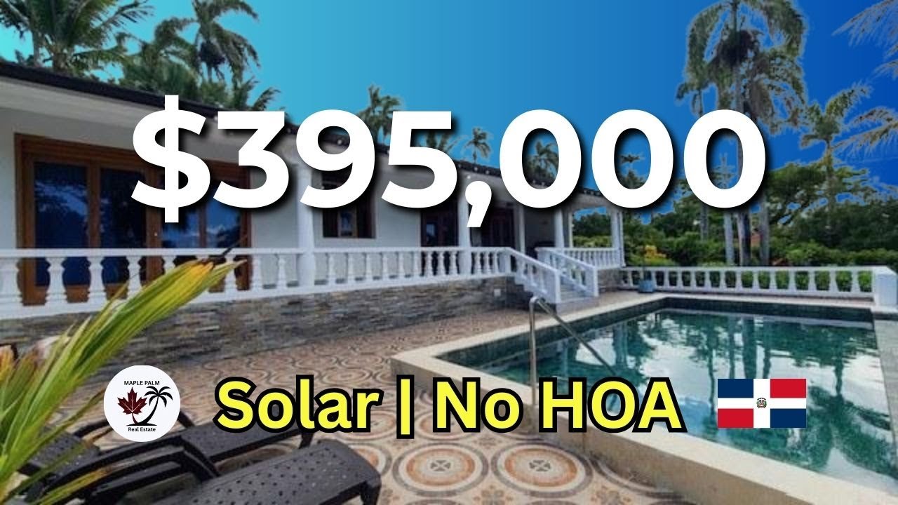 🌴 Exceptional Turnkey Villa $395K – Guest Apt + Studio | NO HOA | Sosúa, Dominican Republic