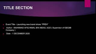 Group Presentation Assignment MKT310