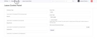 ERPNext - Leave Management