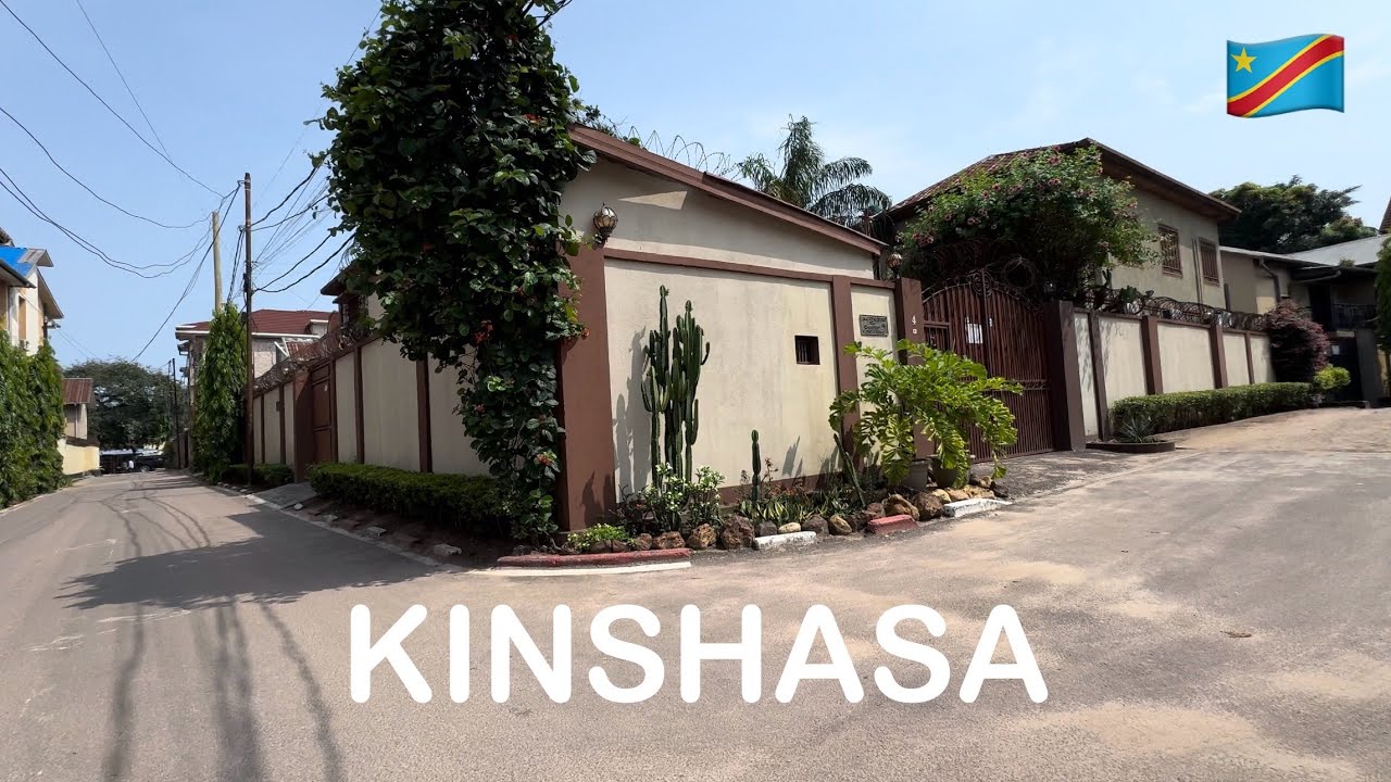 Marcher dans les rues de Kinshasa 🇨🇩 dans le Quartier congo et meteo dans la commune de NGALIEMA