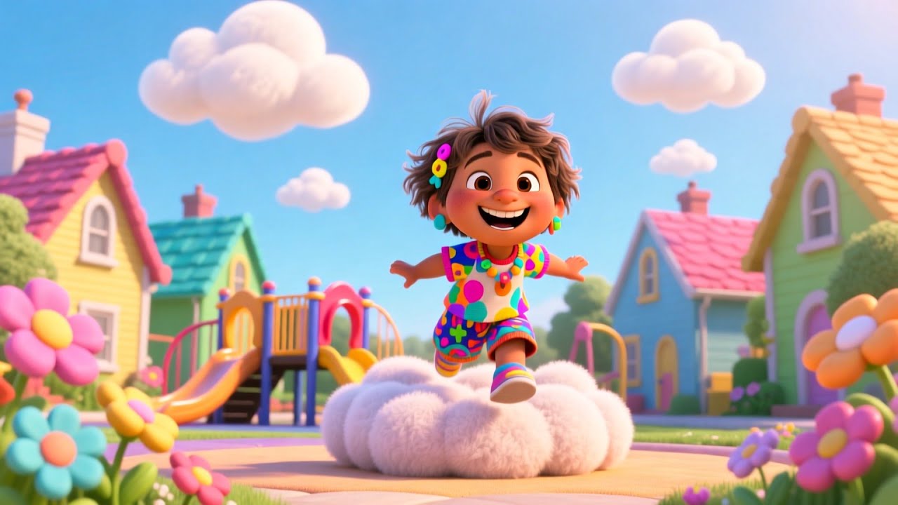 Touch the Clouds with Me – Long Kids Movement and Learning Rhyme