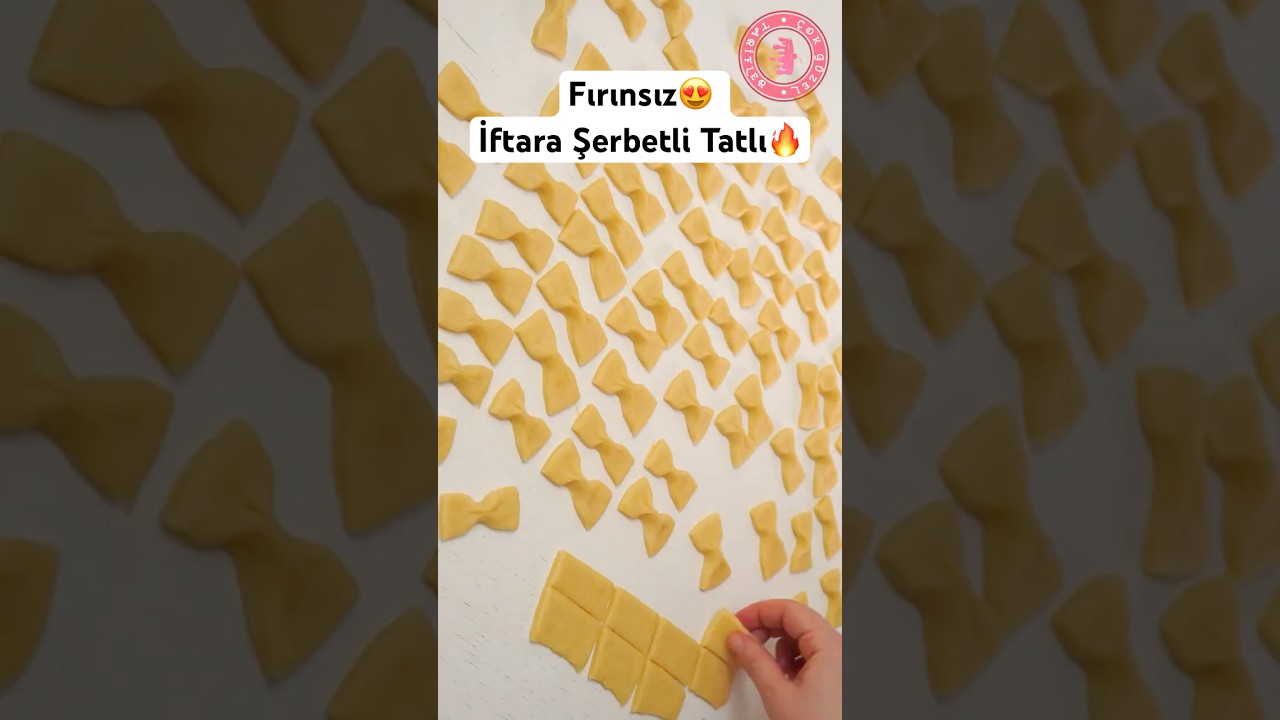 13.GÜN İFTAR MENÜSÜ için EN KOLAY ŞERBETLİ TATLI #ramadanwithyoutube #tarif #shortvideo
