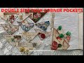 DOUBLE CORNER SIDE TUCK POCKETS ~ QUICK AND EASY JOURNAL EMBELLISHMENTS