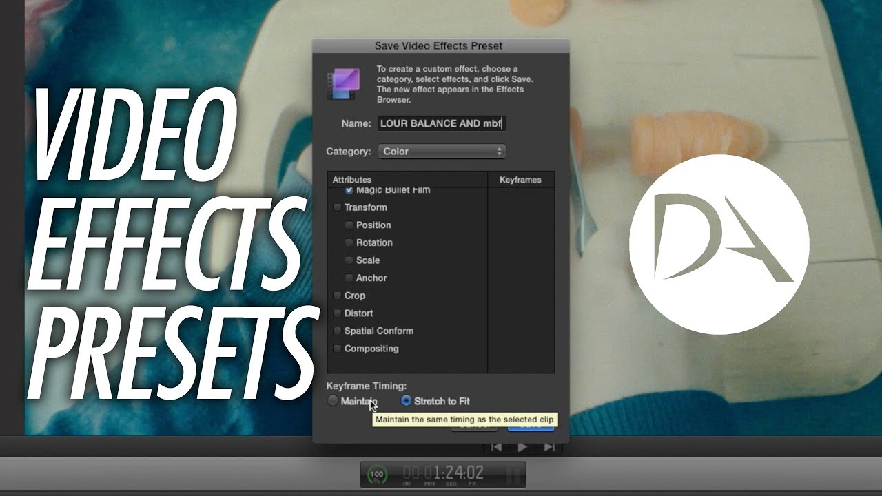 Save Multiple Effects as Presets in 