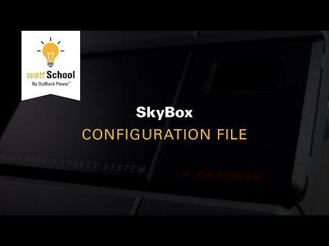 SkyBox: Configuration File