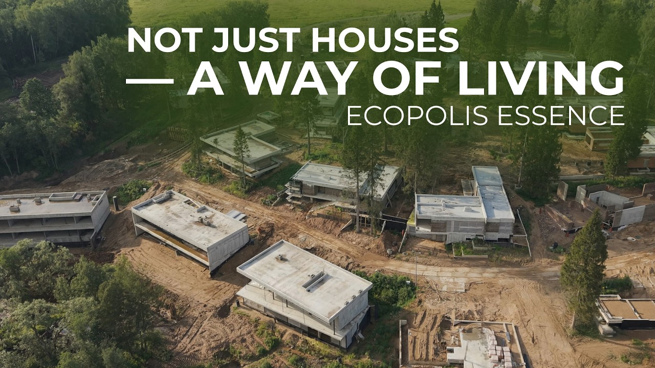 Ecopolis ESSENCE | Sustainable Architecture for a Modern Cottage Community