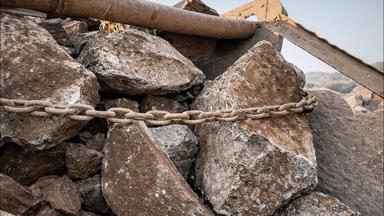 BIG ROCK 🪨 Crusher Machine - FULL Powerfull Process A Giant in Action-Big Rock Crushing#asmrvideo 