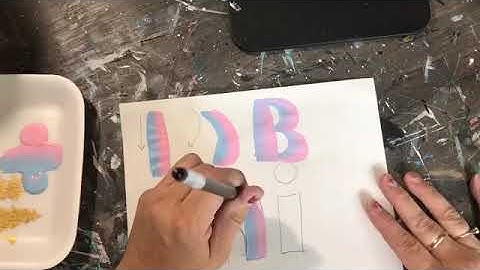 How to Double Load a flat brush with acrylic paint