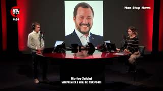 MATTEO SALVINI A NON STOP NEWS (RTL 102.5, 9.01.2024)