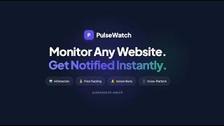 PulseWatch — AI-Powered Website Monitoring in 90 Seconds screenshot 5