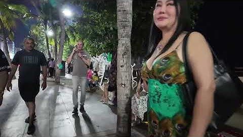 [4K] Best quality! Beach Road Pattaya March 2025! So Many Freelancers waiting!