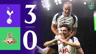 Tottenham Hotspur 3-0 Doncaster Rovers | Carabao Cup Highlights | Joao Palhinha Scores A BEAUTY 😱