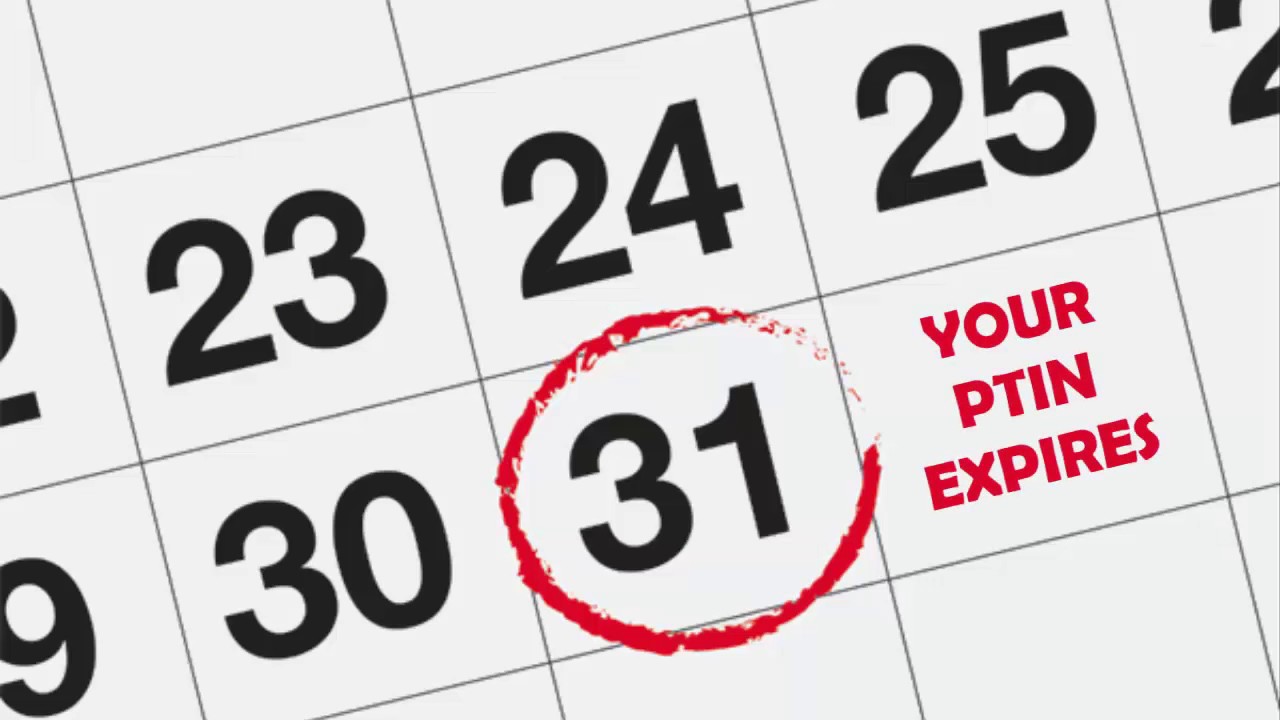 Get a New IRS PTIN With These Steps YouTube