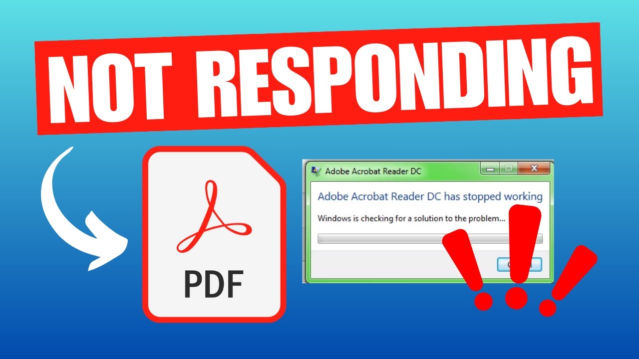 How To Fix Adobe Acrobat Not Responding Working YouTube How To Fix Adobe Acrobat Not Responding Working YouTube