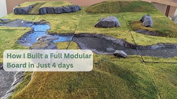 Full Modular Wargaming Board Tutorial | Complete 