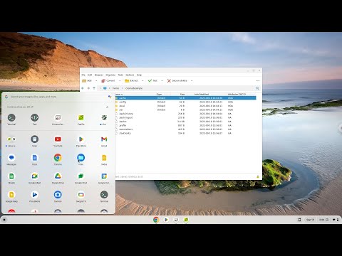 How to install PeaZip on a Chromebook - a WinRAR alternative