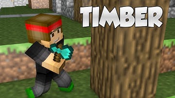 Minecraft Plugin: TIMBER! (Cut Down Trees in One Swing) | Tutorial