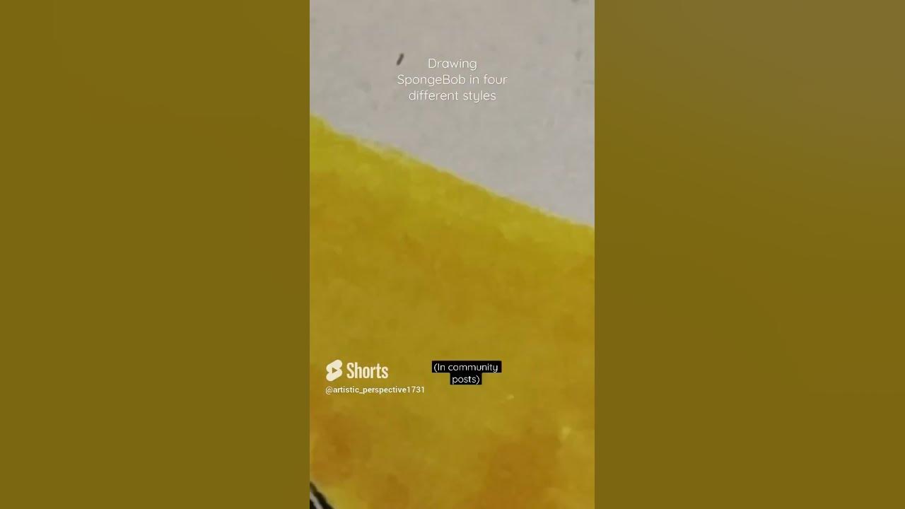 Drawing SpongeBob in Xray! (Part 2) shorts viral art asmr YouTube