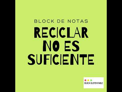 Reciclar no es