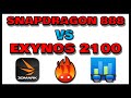 Snapdragon 888 VS Exynos 2100 Samsung Galaxy S21 ULTRA Antutu 3DMark Geekbench 5 Benchmark Test