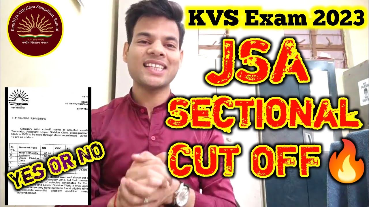 क्या Kvs Jsa Exam में Sectional Cut Off & Timing है 🤔|