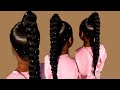 How to do a Bedazzled High Sleek Braided Ponytail