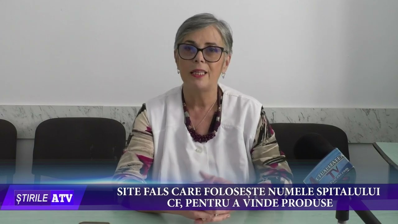 SITE FALS CARE FOLOSEȘTE NUMELE SPITALULUI CF, PENTRU A VINDE PRODUSE