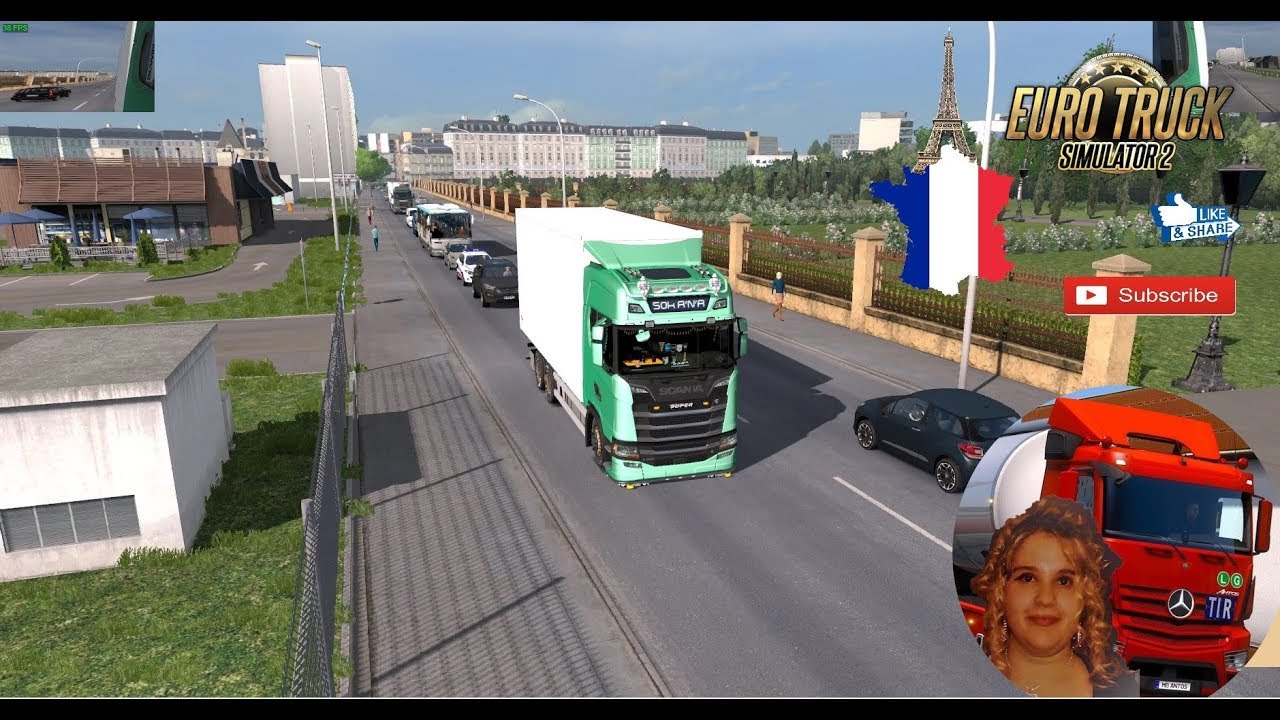 Euro Truck Simulator 2 (1.31) Paris Rebuild v2.3 + DLC's & Mods