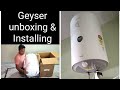 2020 best geyser in india ||Geyser unboxing and installing || Havells monza dx 25 liter geyser ||