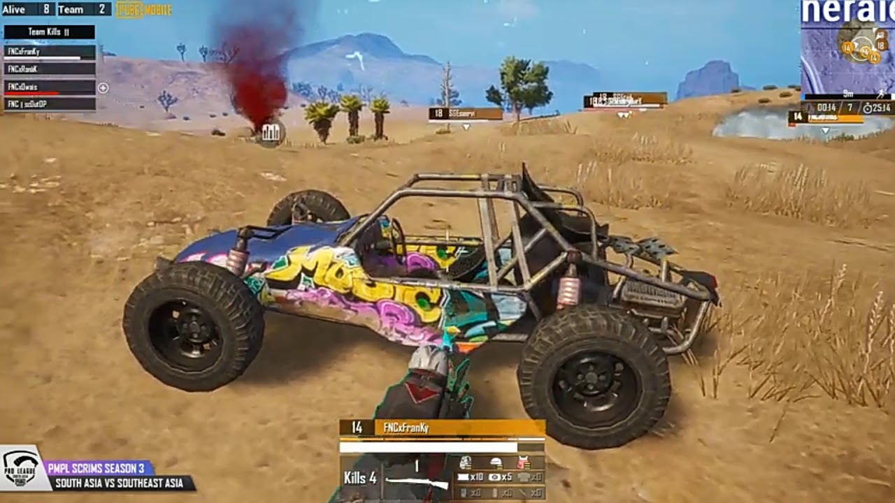 Team Fanatic win chicken dinner in PMPL (miramar)