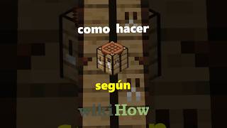 Como Hacer una Mesa de Crafteo (Según WikiHow) #shorts