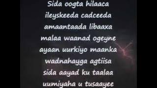 Download lagu Somali Lyrics - Karaoke - Onkod - By You - siman3somali's request.mp4